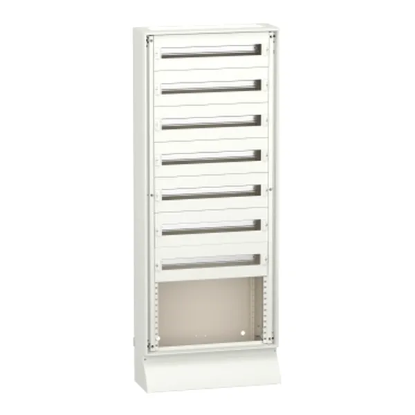 Carcasa de podea, PrismaSeT G Pack 250, L 600 mm, H 1530mm (7R si sosire), IP30, cu placi frontale, pentru dispozitive modulare