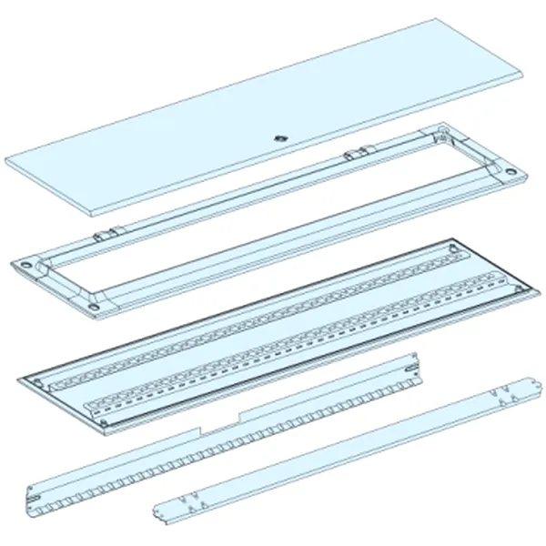 Panou spate si usa, PrismaSeT G, L 300mm, H 1250mm (23 m), IP55, pentru conducta de extensie