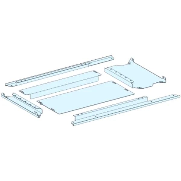 2 placi presetupe, PrismaSeT P, IP31, pentru tablou W 650+150mm D 400mm