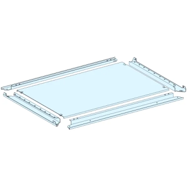 Placa presetupe simpla, PrismaSeT P, IP55, pentru tablou W 300mm D 600mm
