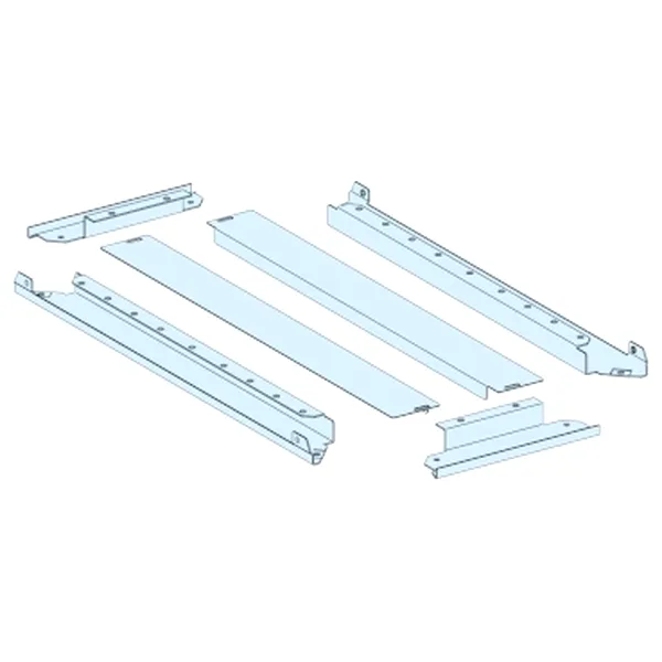 2 placi presetupe, PrismaSeT P, IP31, pentru tablou W 400mm D 600mm