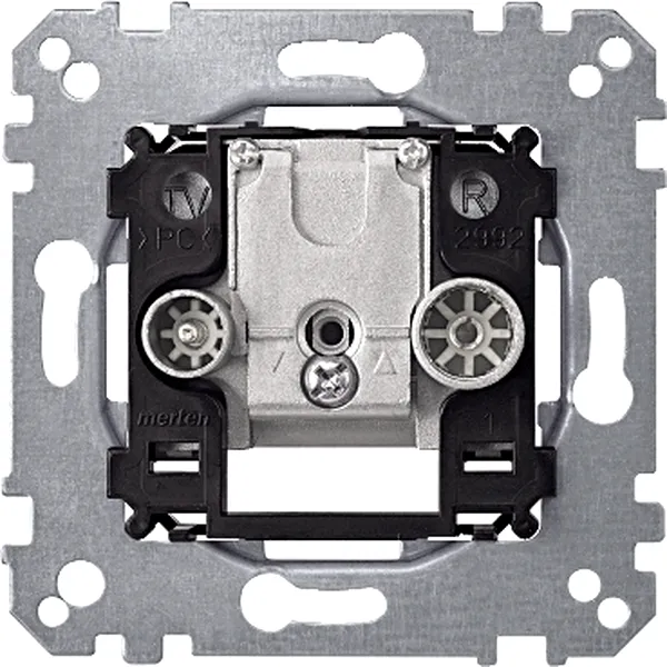 Priza Antena -Iesire, 2-Porturi (Tv+Fm), Capat Linie Priza-Iesire