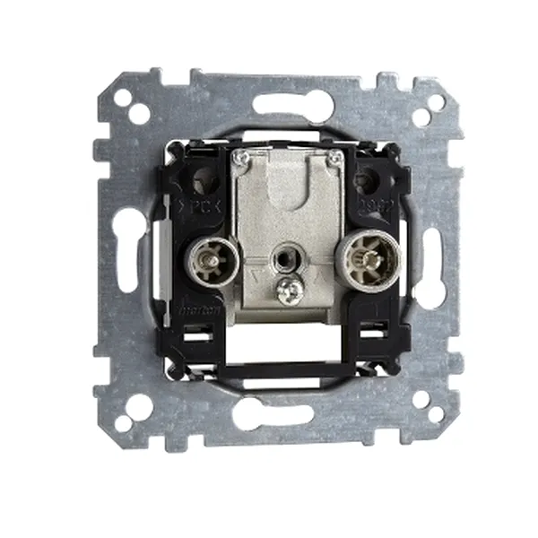 Priza Antena -Iesire, 2-Porturi (Tv+Fm), Prin Linie Priza-Ies.