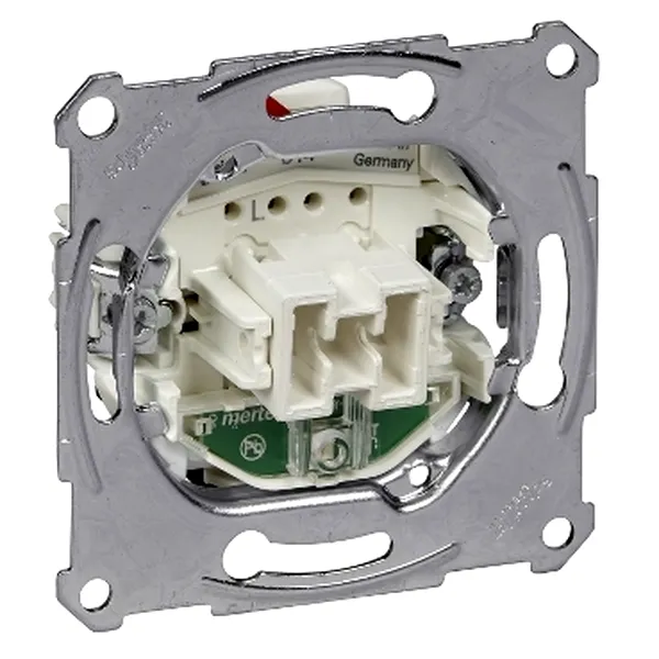 Insert Intrerupentru1P cu Indic.Lumin., Mont.Incastr.,10 Ax, 250 V C.A., fara surub