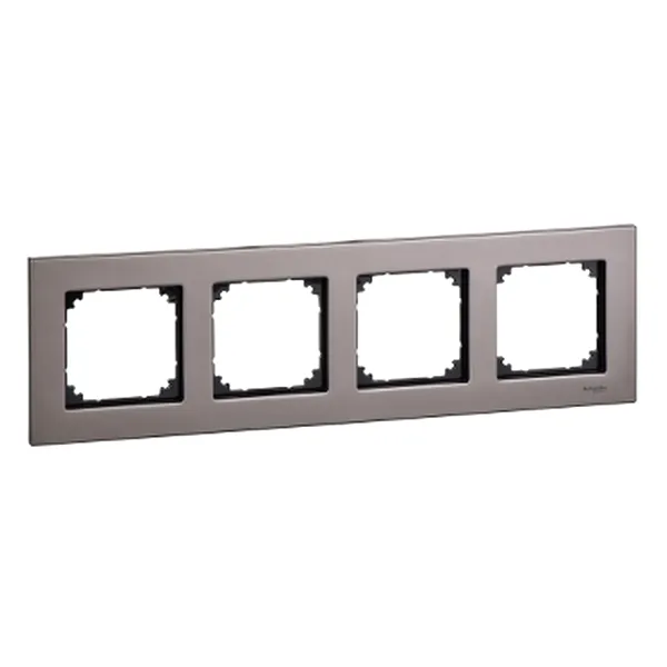 Rama Metalica, 4 Aparate, Gri Rodiu, M-Elegance