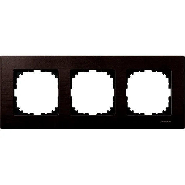 Rama din Lemn, 3 Posturi, Wenge, M Elegance