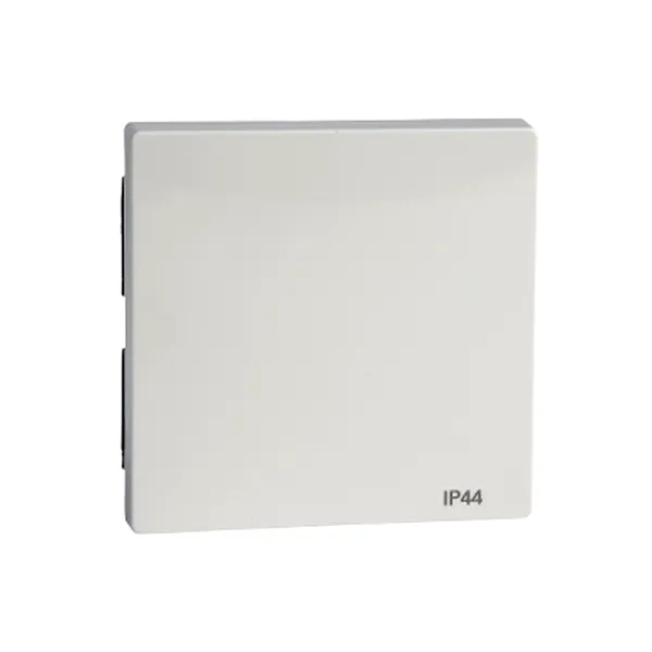 Clapeta Ip44,Alb Polar, Lucios, Sistem M