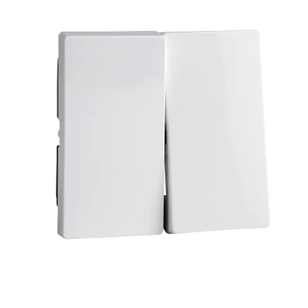 Clapeta 2 Porturi, Alb Intens, Lucios, Sistem M