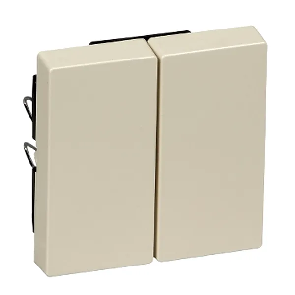 Clapeta 2 Porturi, Alb, Lucios, Sistem M