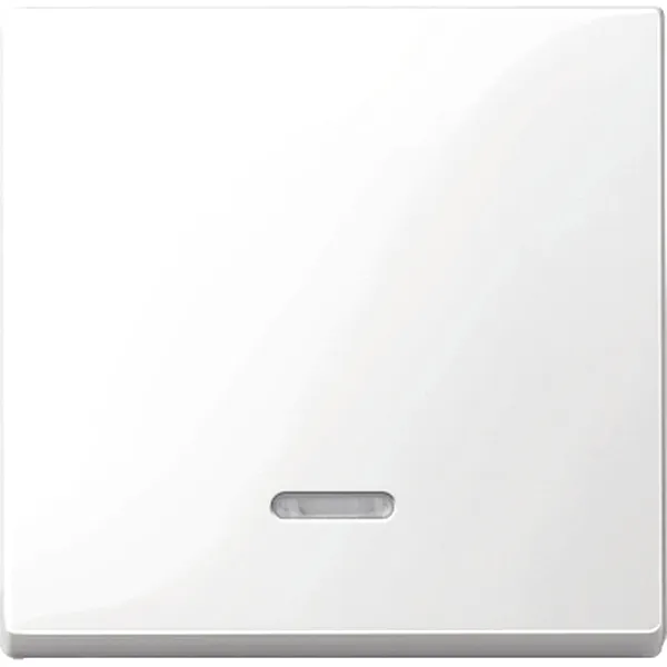 Clapeta cu Fereastra Indicator,Alb Polar, Lucios, Sistem M