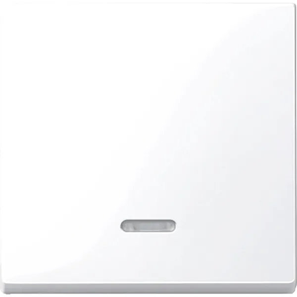 Clapeta cu Fereastra Indicator, Alb Intens, Lucios, Sistem M