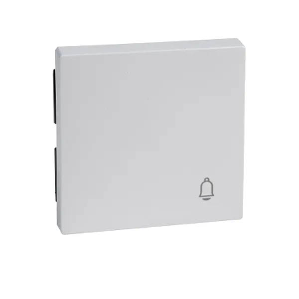 Clapeta cu Simbol Clopot, Alb Intens, Lucios, Sistem M