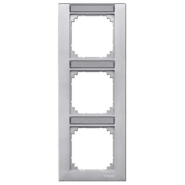 Rama M-Plan, 3 Aparate pentru Etichetare, Instalare Verticala, Aluminiu