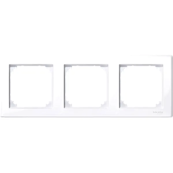 Rama M-Smart, 3-Porturi, Alb Intens, Lucios