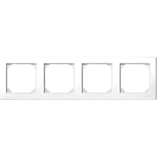 Rama M-Smart, 4-Porturi,Alb Polar, Lucios