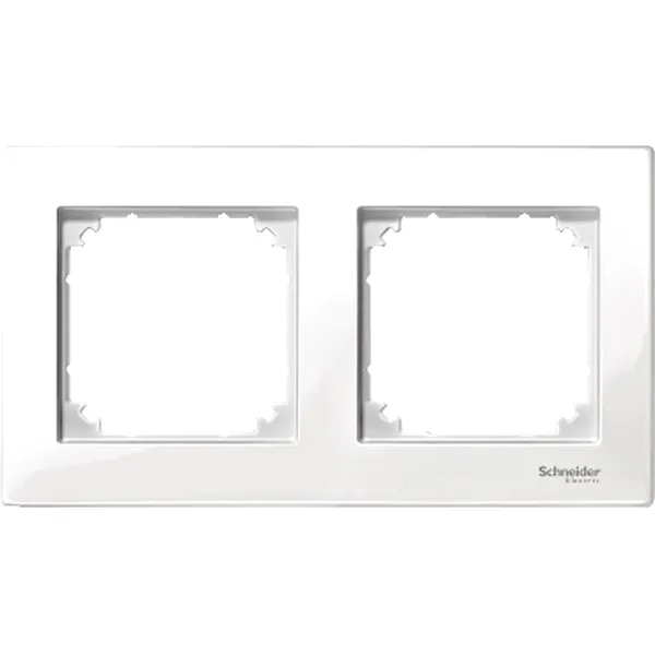 Rama dubla M-Plan, alb polar