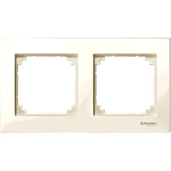 Rama M-Plan, 2 Aparate, Alb, Lucios