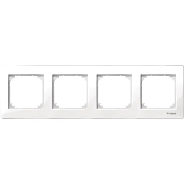 Rama M-Plan, 4 posturi, alb polar