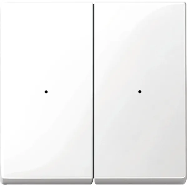 Clapete pentru Modul cu 2 Butoane, Alb Polar, Lucios, Sistem M