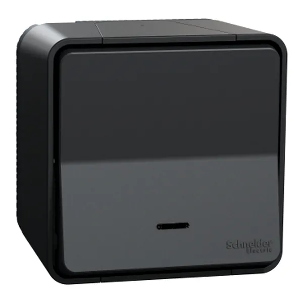 Mureva intrerupator cap scara LED, PT  gri