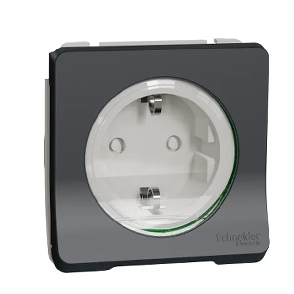 Mureva priza 2P+E, multi, gri