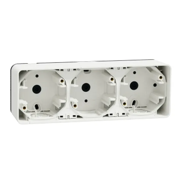 Mureva Styl doza PT 3 posturi orizontala alb