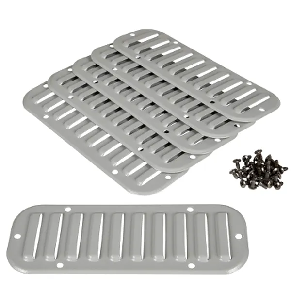 Grilaj Evacuare Din Metal - Profil 317X120Mm Dim Ext 345X148Mm Ip20