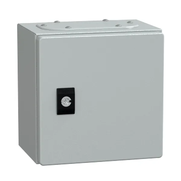 Spacial CRN, usa plina, fara contrapanou H200xW200xD150 IP66 IK10 RAL 7035