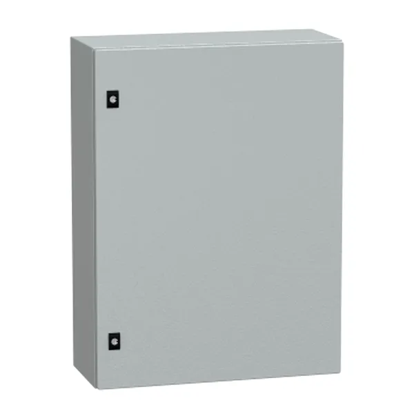 Spacial CRN, usa plina, cu contrapanou H800xW600xD250 IP66 IK10 RAL 7035