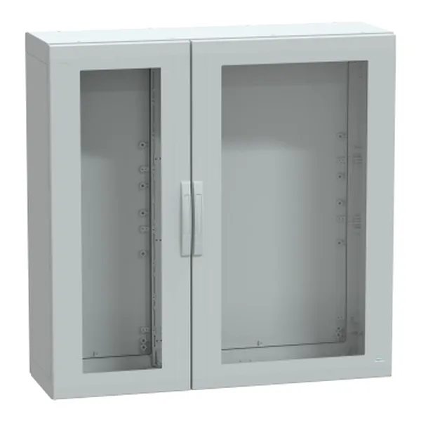 Carcasa cu montaj pe podea poliester versiune PLA etansa 1250x1250x420 IP65 cu geam