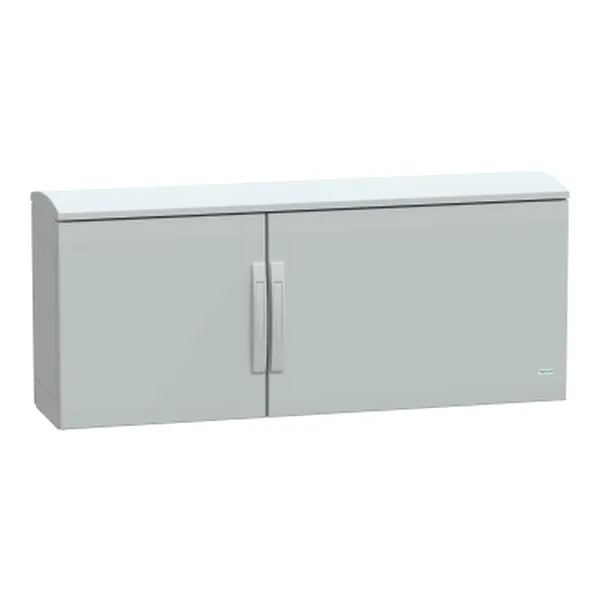 Carcasa montaj podea poliester versiune PLAT desch. superior,prot. 500x1250x320 IP44