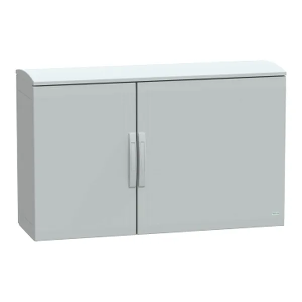 Carcasa montaj podea poliester versiune PLAT desch. superior,prot. 750x1250x420 IP44
