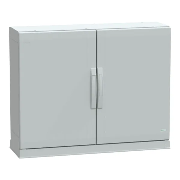 Carcasa montaj podea poliester versiune PLAZ cu plin. desch. inf. 750x1000x320 IP54