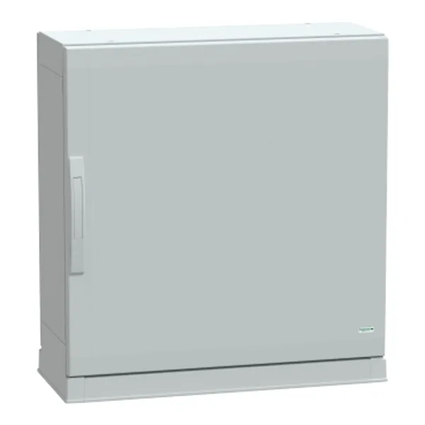 Carcasa montaj podea poliester versiune PLAZ cu plin. desch. inf. 750x750x320 IP54