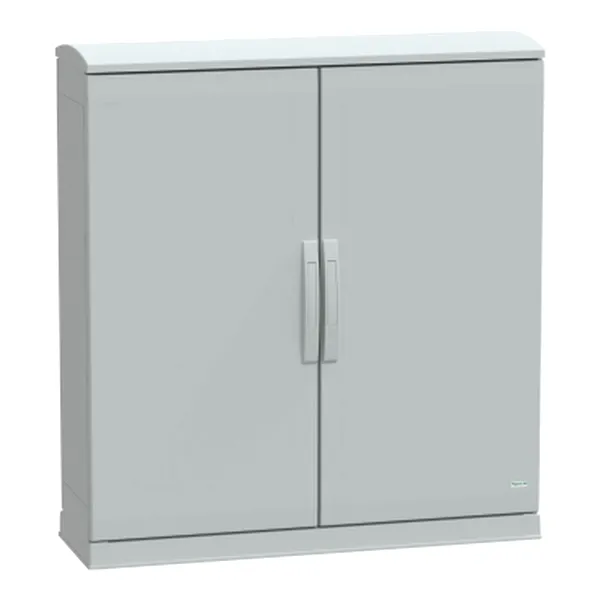 Carcasa montaj podea poliester versiune PLAZ cu plin.+prot. desch. 1000x1000x320 IP44