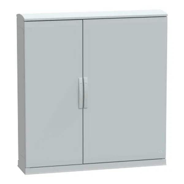 Carcasa montaj podea poliester versiune PLAZ cu plin.+prot. desch. 1250x1250x320 IP44