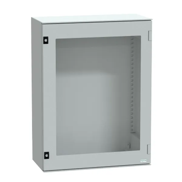 Carcasa montare perete poliester monobloc IP66 H847xW636xD300mm usa cu geam