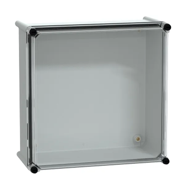Cutie PLS, spate polies., capac PC transparent IP65 27x36x18cm