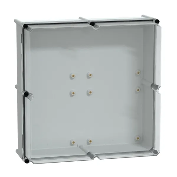 Cutie PLS, spate polies., capac PC transparent IP65 54x54x23cm