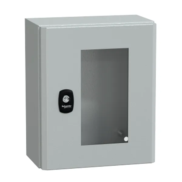 Usa transp. Spacial S3D cu plac. mont. H300xW250xD150 IP66 IK08 RAL7035.