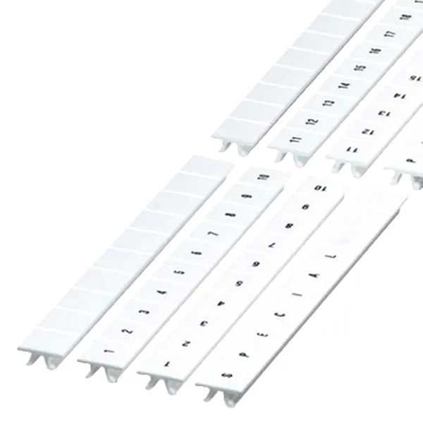 Banda De Marcare Cu Clipsare, 10Mm, 10 Caractere 31 La 40, Print Orizontal, Alb