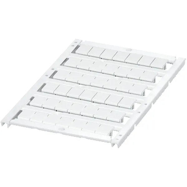 Card Marcare Cu 6 Benzi, 8Mm, Unprinted, 42 Caractere, Alb