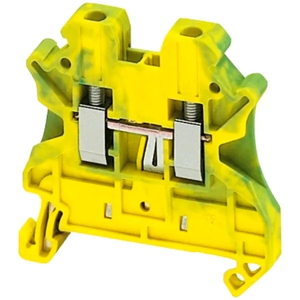 Bloc Terminal Cu Impamantare Linergy4Mm 1Nivel 1X2 Conex. Cu ArcVerde-Galben