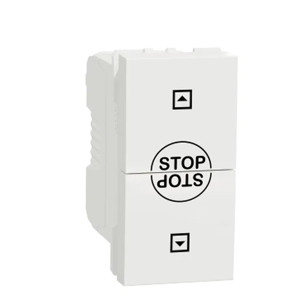 Noua Unica, Intrerupator jaluzele 10A 1m alb