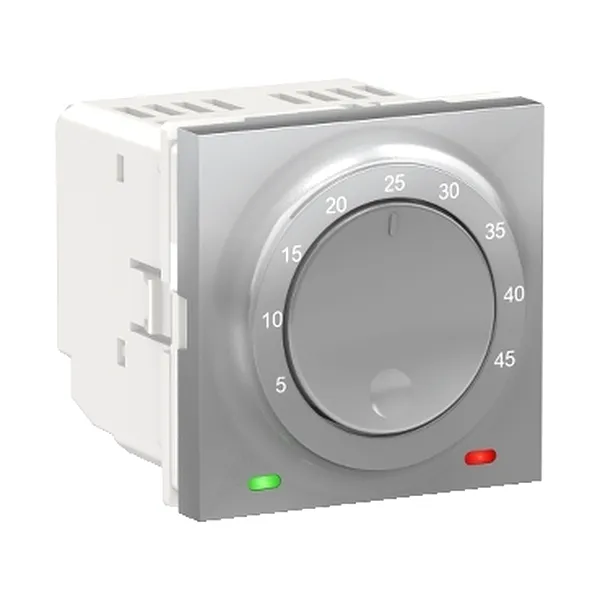 Noua Unica, Termostat incalzire pardoseala 10A, aluminiu