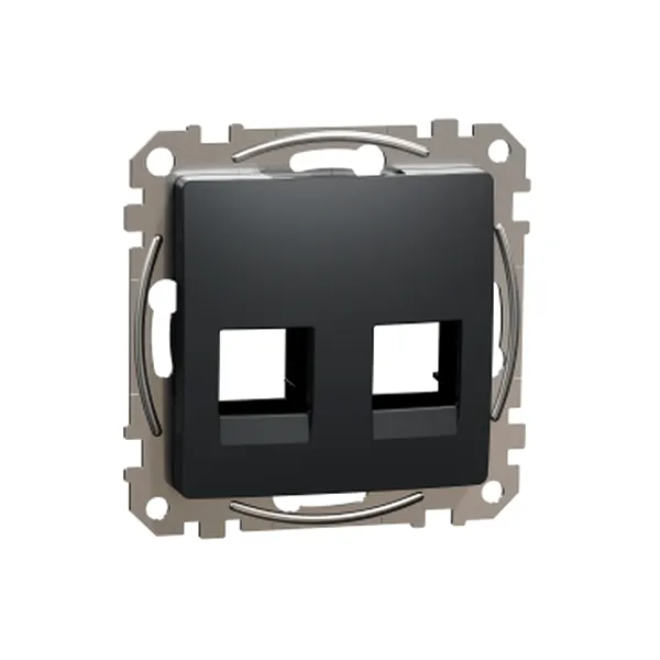 Sedna Design, Placa BLACK RJ45, antracit