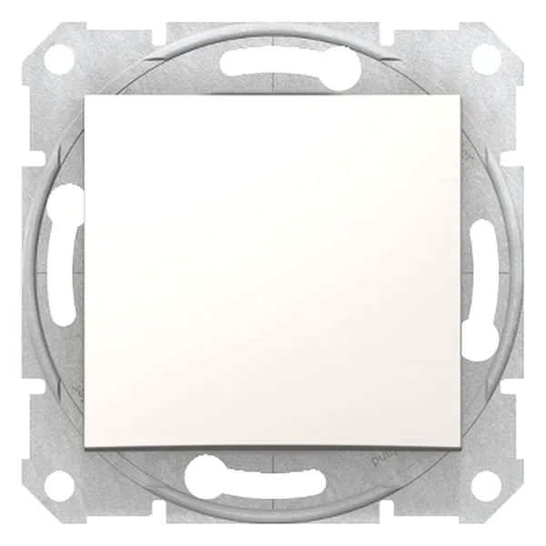 Sedna, Buton 1 Pol, 10A fara Cadru Crem