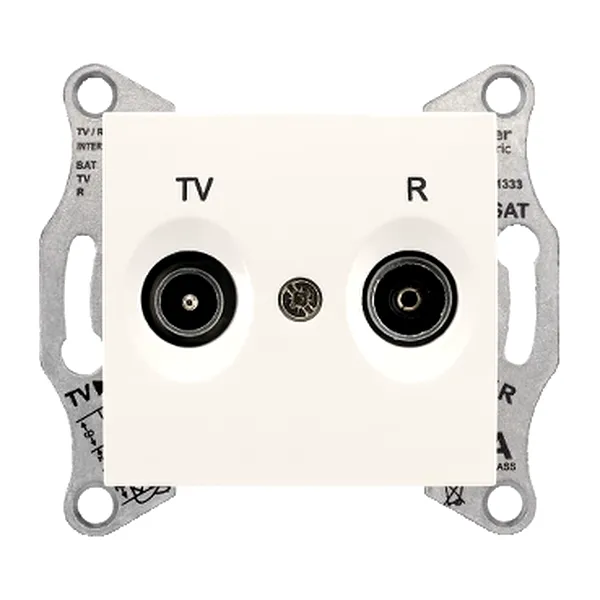 Sedna, Iesire Intermediara TV/R, 4Db fara Cadru Crem