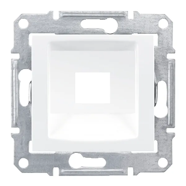 Placa Sedna, Simpla; Rdm, Cat5E, Cat6 Utp (fara Conector), Alb