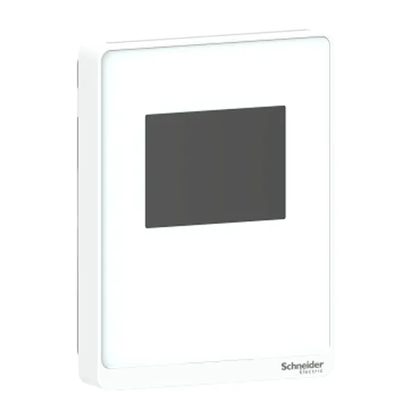 Sensor, SpaceLogic SLA Series, humidity, room, temperature, color touchscreen, analog outputs, optimum white housing
